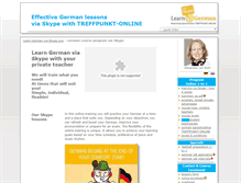 Tablet Screenshot of learn-german-via-skype.com